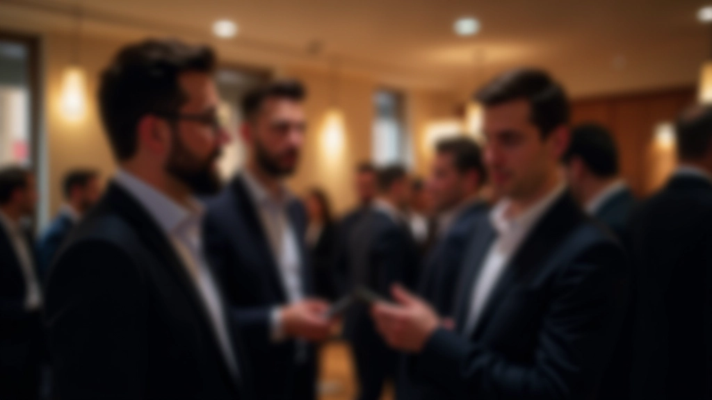 Professionisti in un evento di networking italiano con conversazioni autentiche