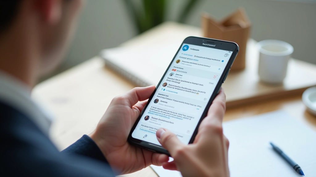 Schermo che mostra una conversazione su LinkedIn con commenti e interazioni autentiche tra professionisti